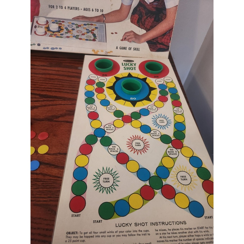 Lucky Shot Board Game 1966 Original Game - Picture 6 of 7